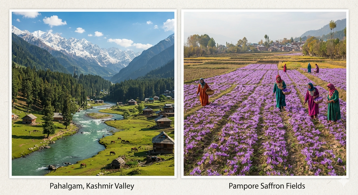Srinagar to Pahalgam